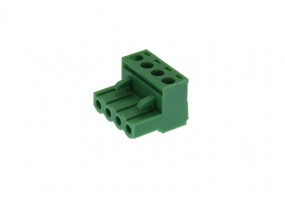 LHE2EDGK-5.08-4P 4 pin brass terminal block plug