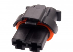 DJ7035B-3.5-21 tyco connector plug  3 hole waterproof jacket