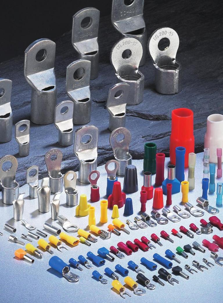 This section describes the common crimping methods of cord end terminals